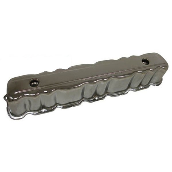 Valve Cover Ford 6 cylinder 144-170-200-250 OEM Chrome Steel Baffled