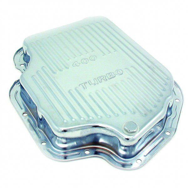 Transmission Pan GM Turbo 400 OEM 2" Depth Chrome Steel Finned fit Holden