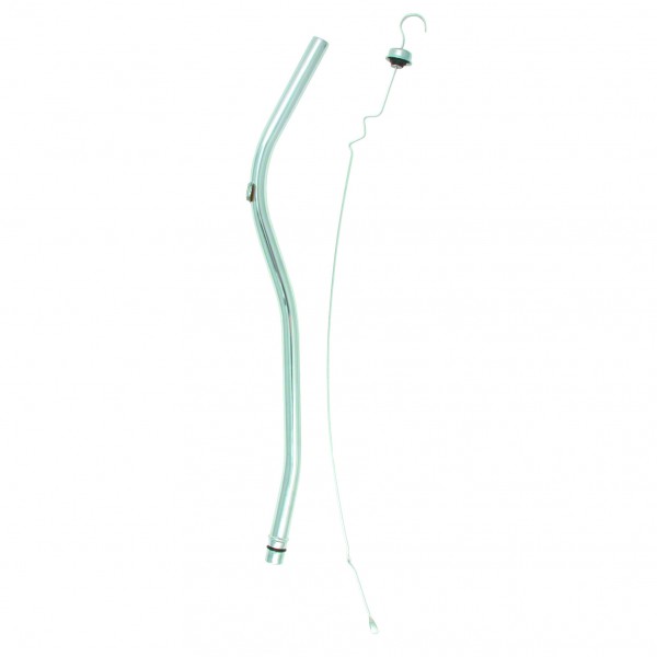 Transmission Dipstick Tube GM V8 Powerglide Chrome Finish OEM Markings