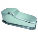 Oil Pan Sump Chevrolet Small Block 1980-85 305-350 Chrome Plated 2pce Rear Main