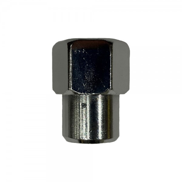 Single Short Flat Open Ended Mag Nut (Convo Pro) - 12mm x 1.5 Thread, 21mm Hex