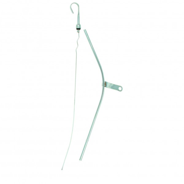 Engine Dipstick Tube Chevrolet V8 Small Block 305-350 1982-85 Chrome Finish