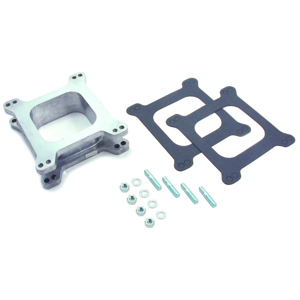 Carburettor Spacer Holley Squarebore Open Port 50mm 2" Thick