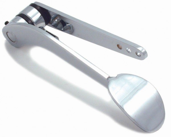 Accelerator Gas Pedal Spoon Style Firewall Mount Chrome Finish Universal