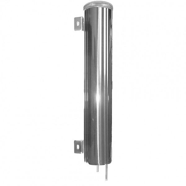 Radiator Overflow Tank 3" (75mm) x 16" (405mm) Polished Stainless Steel 1475ml