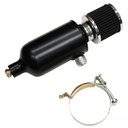 Catch Can Black Coated Alloy with Breather (750ml)-12AN Male Fittings