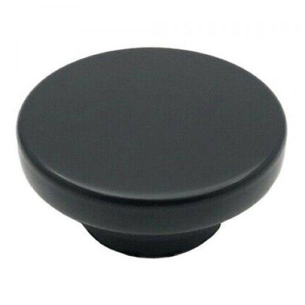 Valve Cover Oil Cap Black Flat Push in with inbuilt Grommet suit 1-1/4" Hole