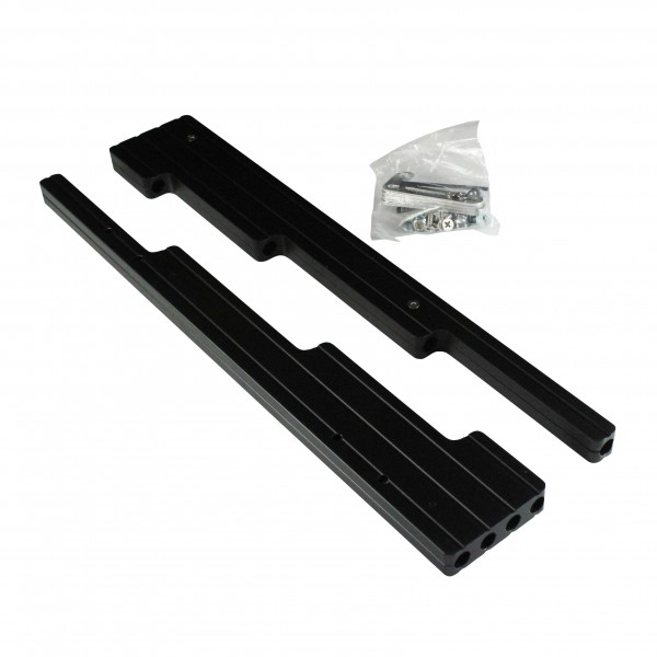 Spark Plug Ignition Lead Wire Separators Ball Milled Billet Black Alloy V8 7-9mm