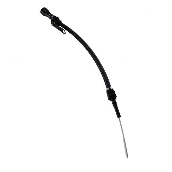 Engine Dipstick Tube Ford Chevrolet LS V8 1997 onwards Flexible Black Braided