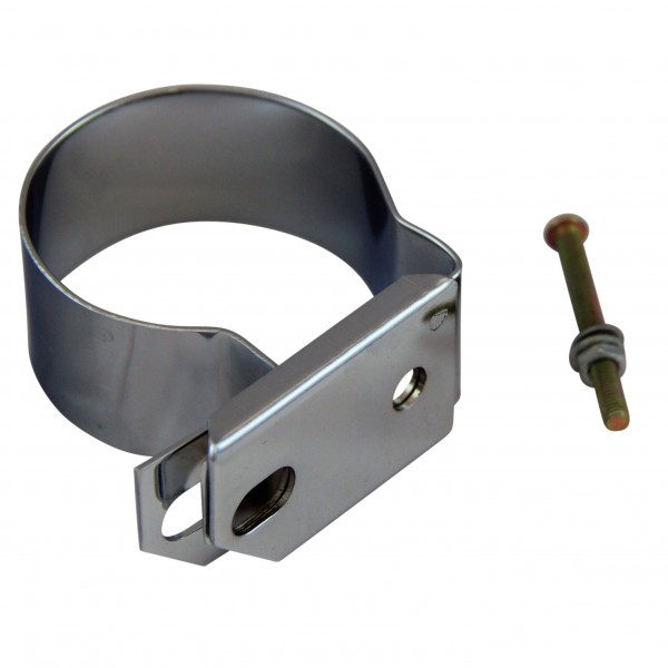 Coil Bracket Chrome Steel Heavy Duty Side Mount Ford Style