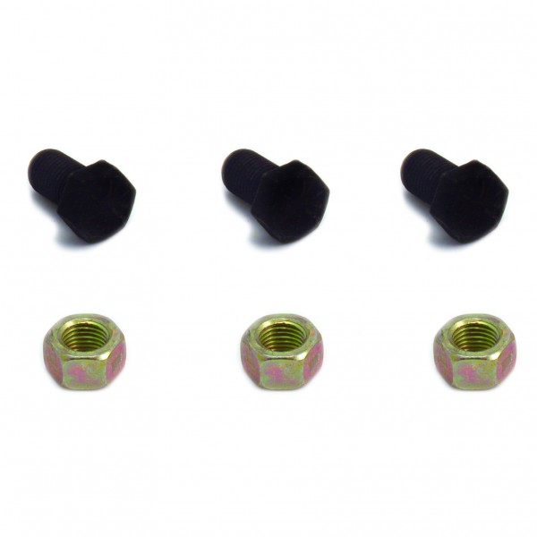 Chevrolet GM TH350/400 Torque Convertor Bolts 3/8" x 5/8" with Lock Nuts