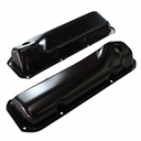 Valve Covers Ford Cleveland V8 302-351-400M Black Steel with holes-pr