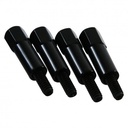 Valve Cover Hex Head Mini Bolt Black 1/4"-20 x 1-3/8" Fastener Set of 4