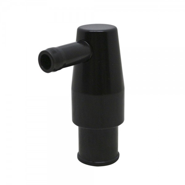 Black Billet Aluminium PCV valve with 3/4" neck