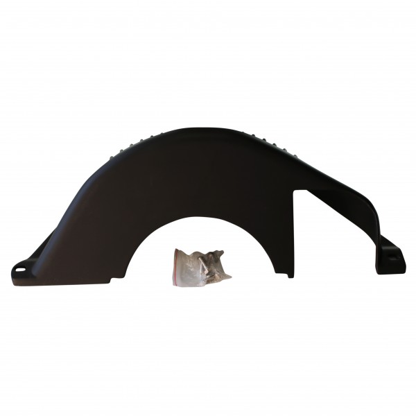 Flywheel (Inspection) Dust Cover Chev V8 to GM Turbo TH350 Black Finned Alloy