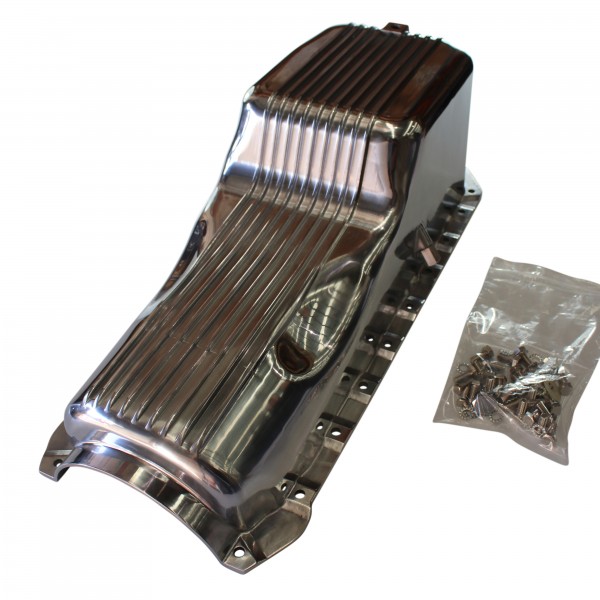 Oil Pan Chevrolet Big Block 396-402-427-454 Gen 4 1965-90 Polished Alloy Finned