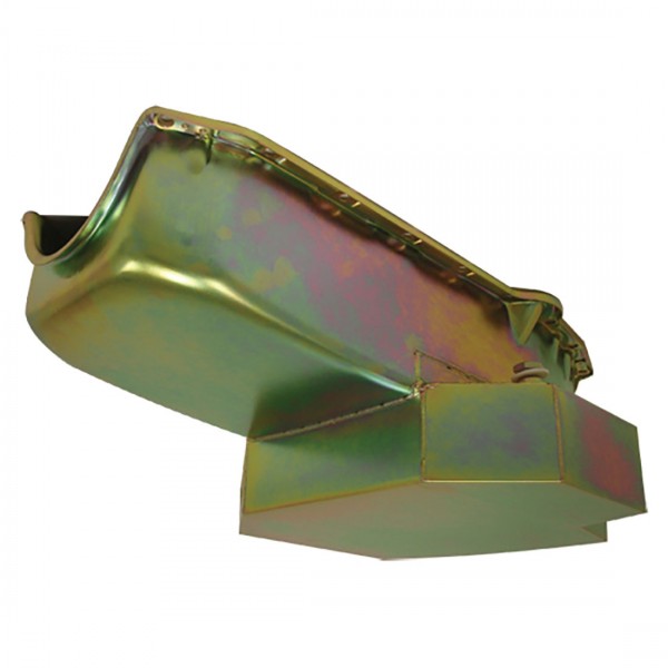Oil Pan Sump Chevrolet Small Block 283-350-400 Champ Racing Style Zinc