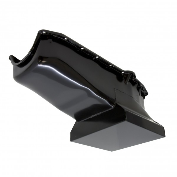 Oil Pan Sump Chevrolet Small Block 283-350-400 Extra Capacity Street Strip Black