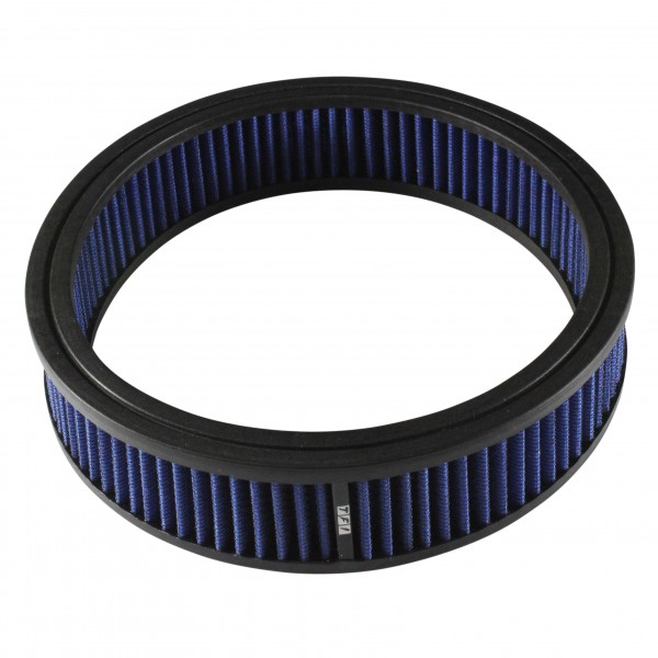 Air Cleaner Filter Element Blue 9" Wide 2" Tall Round High Performance Cotton