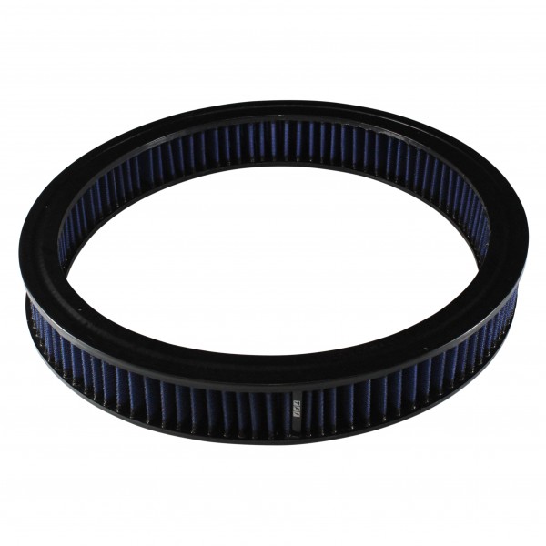 Air Cleaner Filter Element Blue 14" Wide 2" Tall Round High Performance Cotton