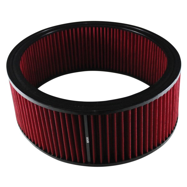 Air Cleaner Filter Element Red 14" Wide 5" Tall Round High Performance Cotton