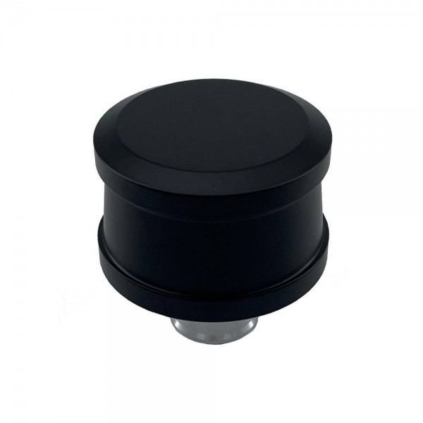 Valve Cover Breather Cap Push In 1"(25mm) Neck Alloy Black Smooth Round