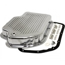 Transmission Pan GM Turbo 400 Polished Alloy Depth 2-1/4" Extra Deep Fins