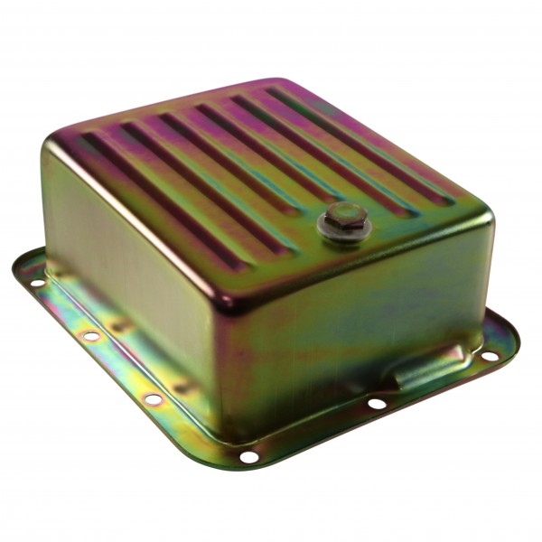Transmission Pan Ford C4 Deep 4" Depth Zinc Steel Finned Case Fill