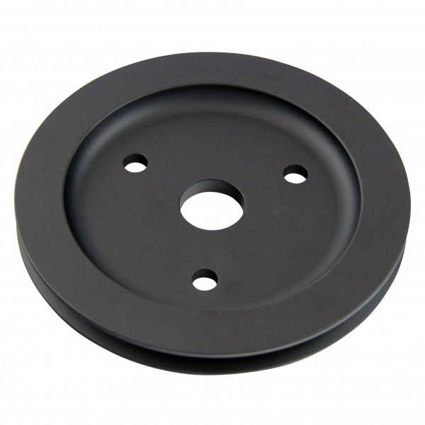 Pulley Crankshaft Single Groove Swp Black Alloy Small Block Chevrolet 265-400