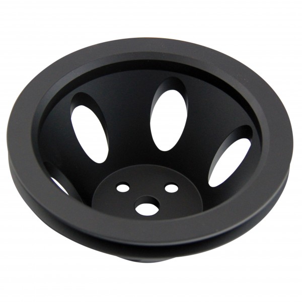 Pulley Water Pump Single Groove Swp Black Alloy Small Block Chevrolet 265-400