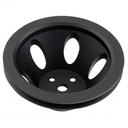 Pulley Water Pump Single Groove Swp Black Alloy Small Block Chevrolet 265-400