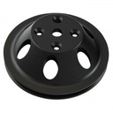 Pulley Water Pump Single Groove Lwp Black Alloy Small Block Chevrolet 265-400