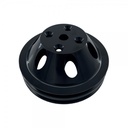 Pulley Water Pump Double Groove Lwp Black Alloy Small Block Chevrolet 265-400