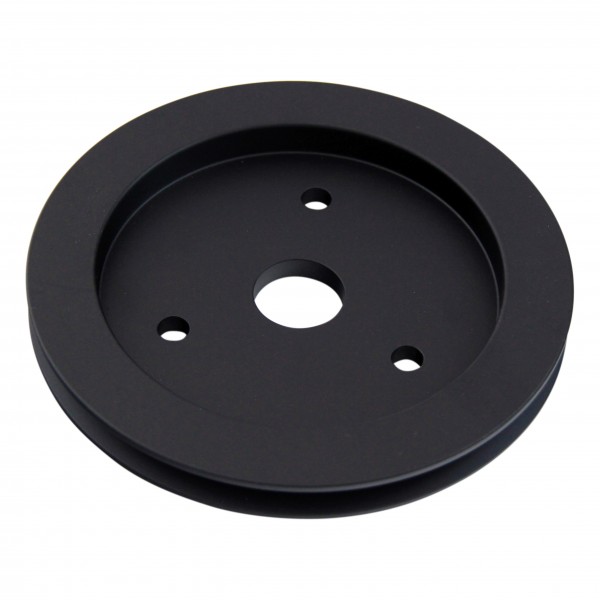 Pulley Crankshaft Single Groove Swp Black Alloy Big Block Chevrolet 396-454