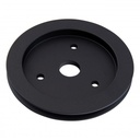 Pulley Crankshaft Single Groove Swp Black Alloy Big Block Chevrolet 396-454