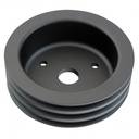 Pulley Crankshaft Triple Groove Swp Black Alloy Big Block Chevrolet 396-454