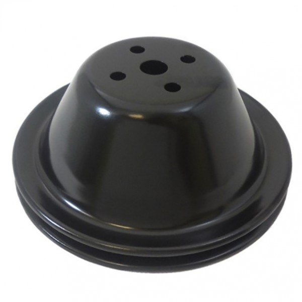 Pulley Water Pump Single Groove Swp Black Steel Small Block Chevrolet 265-400