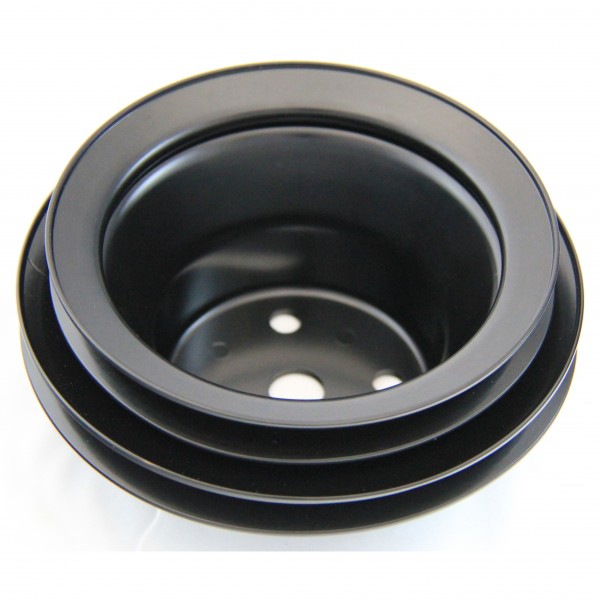 Pulley Water Pump Double Groove Lwp Black Steel Big Block Chevrolet 396-454
