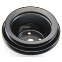 Pulley Water Pump Double Groove Lwp Black Steel Big Block Chevrolet 396-454