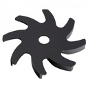 Alternator Fan Billet Satin Black Aluminium suits most Ford-GM Alternators