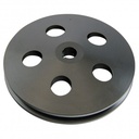 Pulley GM Power Steering Single Groove Black Alloy 5/8" Shaft 5-3/4" Diam