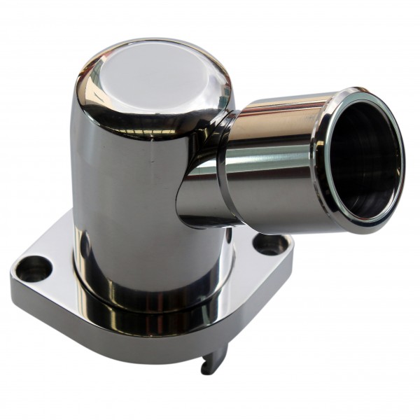 Water Neck Chevrolet LS 1997-03 Polished Alloy 45 Degree Swivel Style