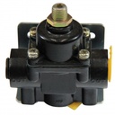 Fuel Pressure Regulator Black Painted Aluminium 5-9 Psi 3/8" Npt Ports