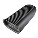 Scoop Long (Hilborn Style) Black Finned Alloy Dual Carb 20" Long with filter