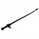 Transmission Dipstick Tube Ford C6 Firewall Mount Flexible Black Braided