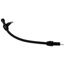 Transmission Dipstick Tube GM Turbo 350 Bell Housing Mount Flexible Black Braid