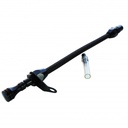 Transmission Dipstick Tube GM Turbo 700R4 Bell Housing Mount Flexible Black