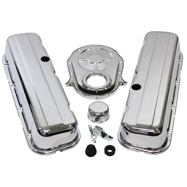 Chevrolet Big Block V8  396-454 Engine Dress Up Kit Chrome Tall Valve Cover