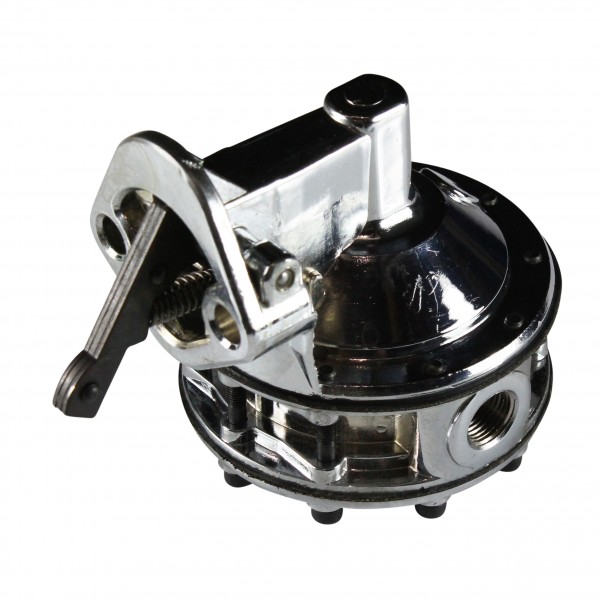 Fuel Pump Small Block Chevrolet V8 262-400 Chrome Mechanical 7.5psi 415lph