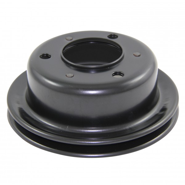 Pulley Crankshaft Single Groove Black Steel Ford Windsor 289 1965-66